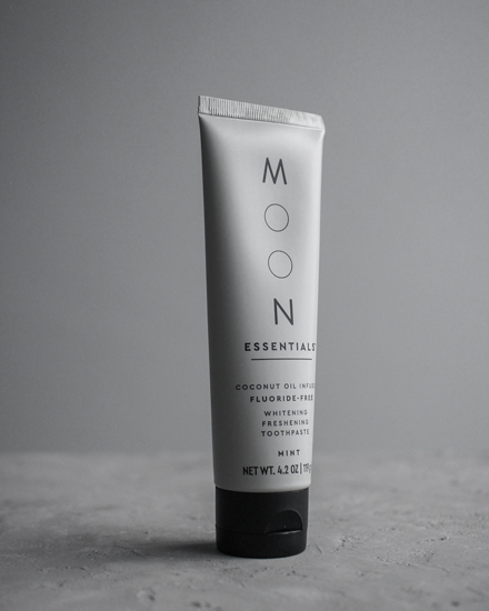 Essentials Whitening Toothpaste: Fluoride-Free MINT by MOON
